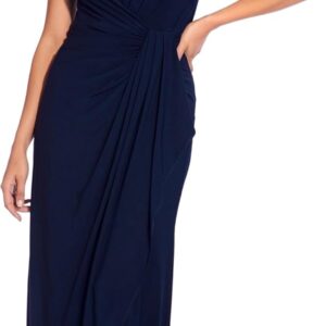 Adrianna Papell Women's One Shoulder Jersey Dress