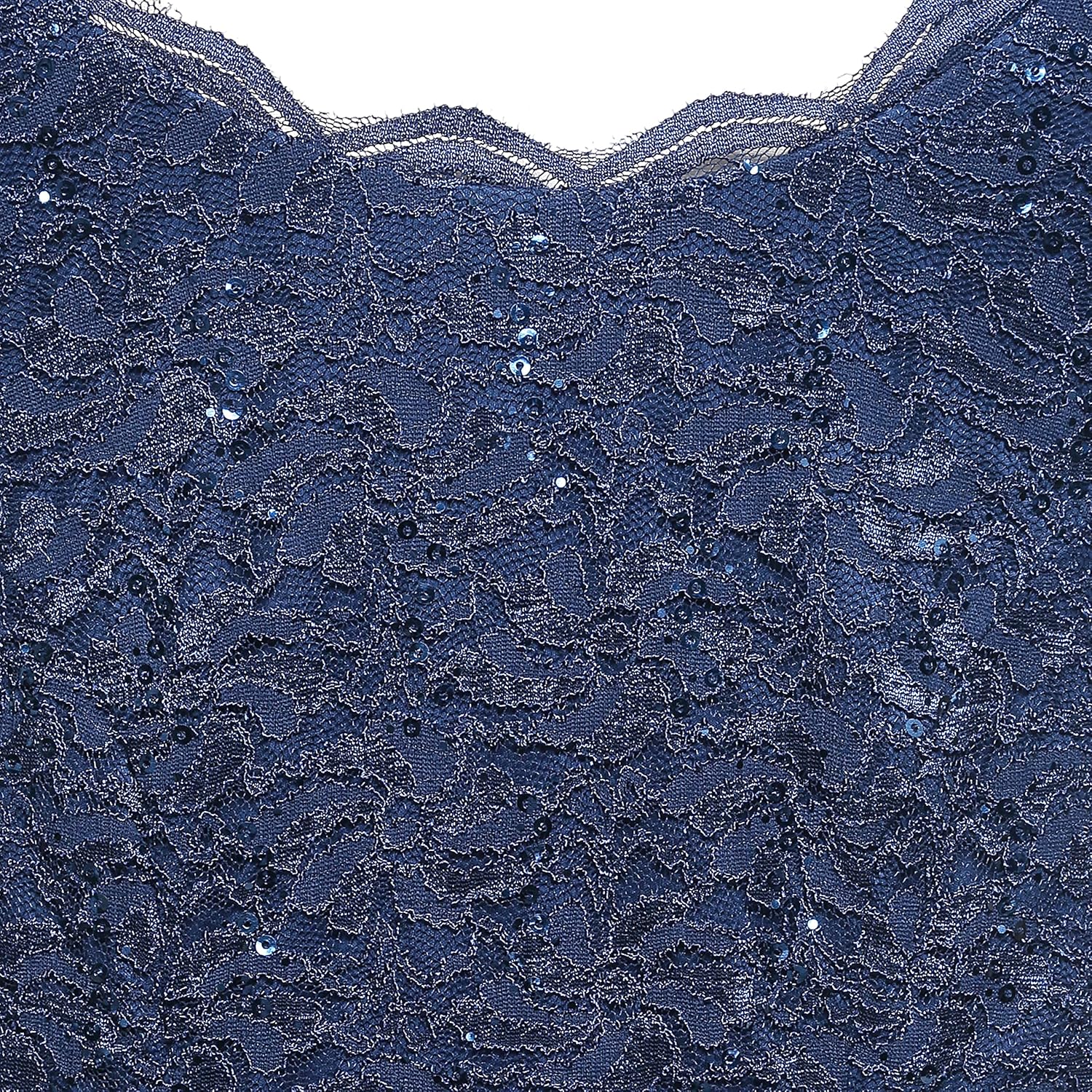 Alex Evenings Women's Tea Length Embroidered Bodice Mother of The Bride Gown, Wedding Guest Dress (Petite and Regular Sizes) - Image 4