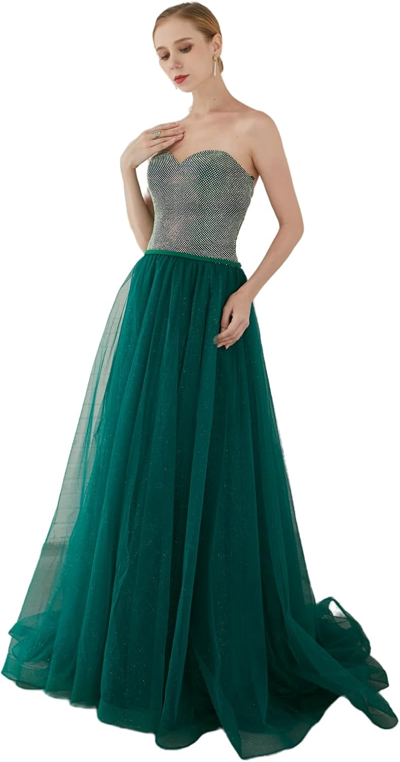 Customized Sweetheart Party Cocktail Fashion Dress, Women's Off The Shoulder Long Dress Tight Corset Cocktail Evening Dress Gold Green - Image 3