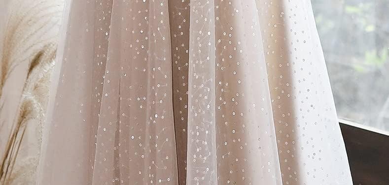 DAVBIR Long Sleeves Prom Dresses Elegant O-Neck Appliques Lace A-line Floor-Length Long Women Evening Gowns Optimal Choice (Color : As Shown, Size : Small) - Image 4