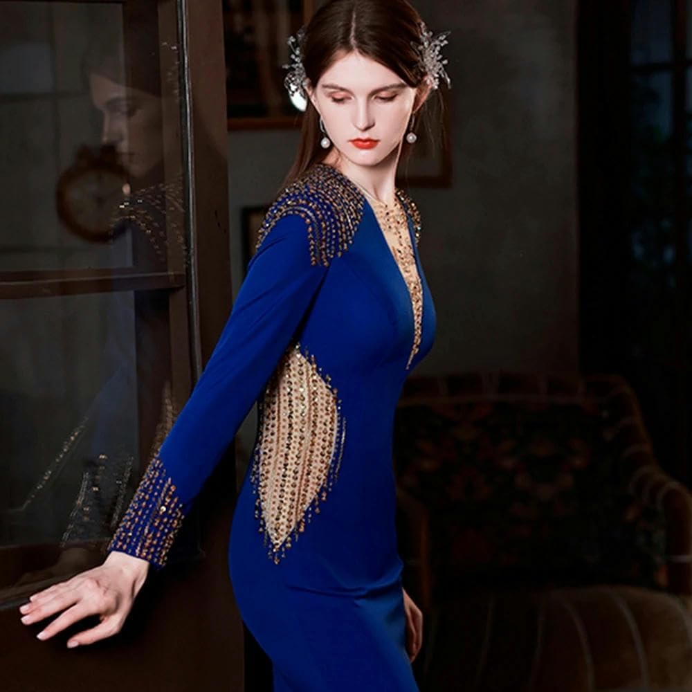 Evening Gowns for Women Beading Mermaid Dresses Woman Party Night Evening Dresses - Image 4