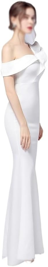 MVUYO Easy Shoulder Party Evening Gown Long Slimming Sexy Dress for Parties - Image 3