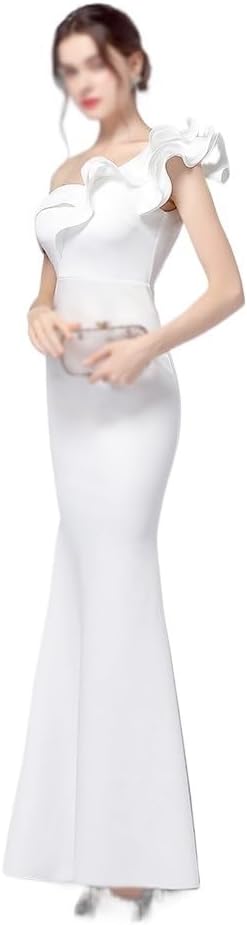 MVUYO Easy Shoulder Party Evening Gown Long Slimming Sexy Dress for Parties - Image 4