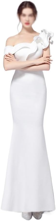 MVUYO Easy Shoulder Party Evening Gown Long Slimming Sexy Dress for Parties - Image 2