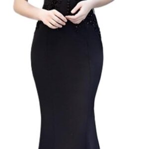 SIDUFHAOPKLL Long Dress Shoulder Thank You Dinner Slim Dress Wedding Evening Dress Ladies Toast Wedding