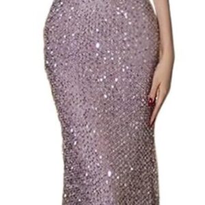 SIDUFHAOPKLL Neckline Evening Dress Spring Banquet Usually Can Wear Fishtail Toasting Dress