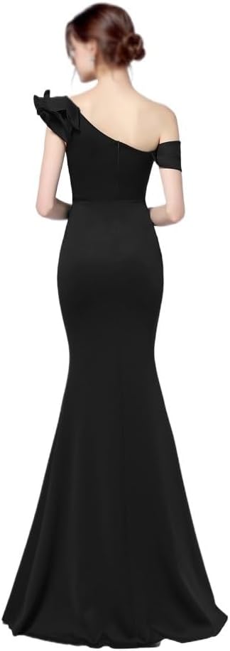 TEOYETTSF Sexy Dress Easy Shoulder Party Evening Dress Party Long Slimming - Image 5