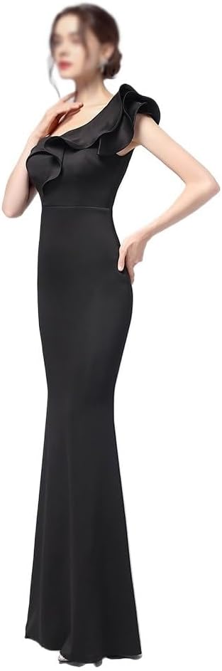 TEOYETTSF Sexy Dress Easy Shoulder Party Evening Dress Party Long Slimming - Image 4