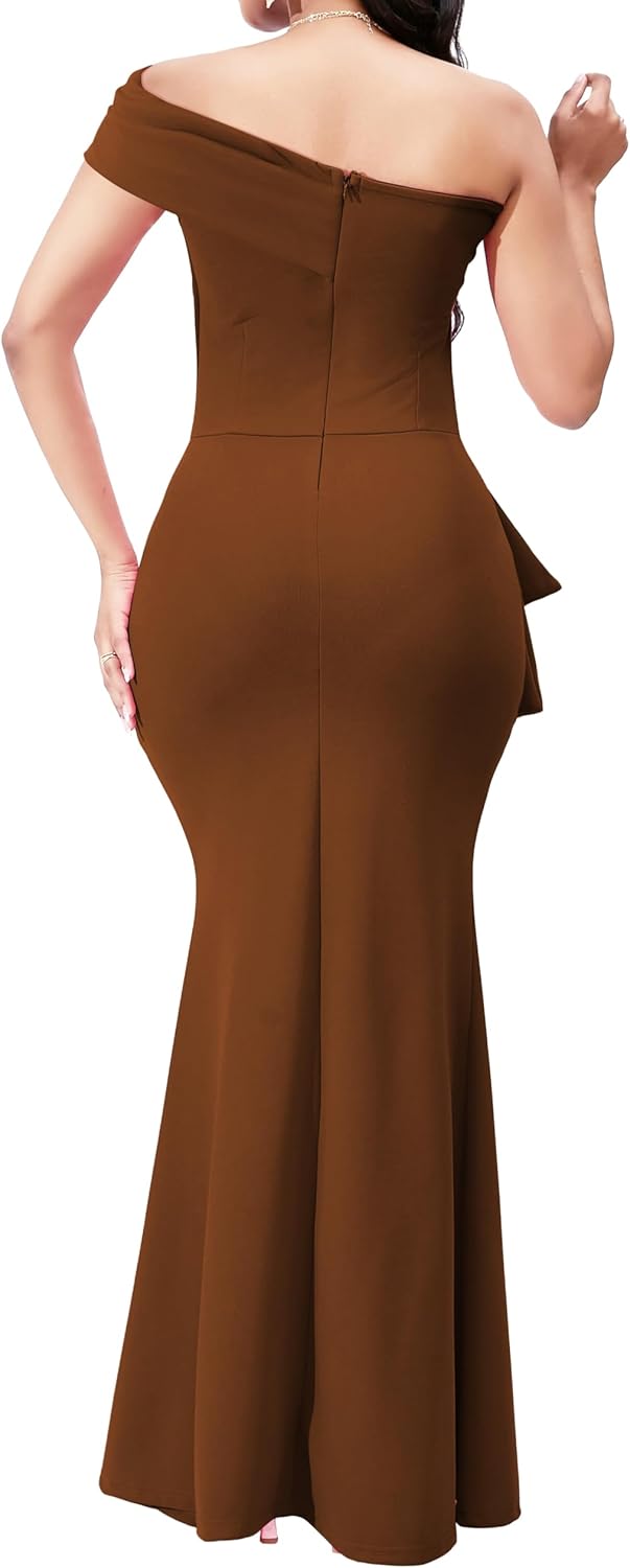 Women Evening Dress Bodycon Long Maxi Dresses Sexy Floor Length Mermaid Dress - Image 6