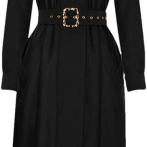 Women\u2019s Autumn Vintage Single Breasted Maxi Dress Solid Women Slim Fit Formal Evening Cocktail Dresses